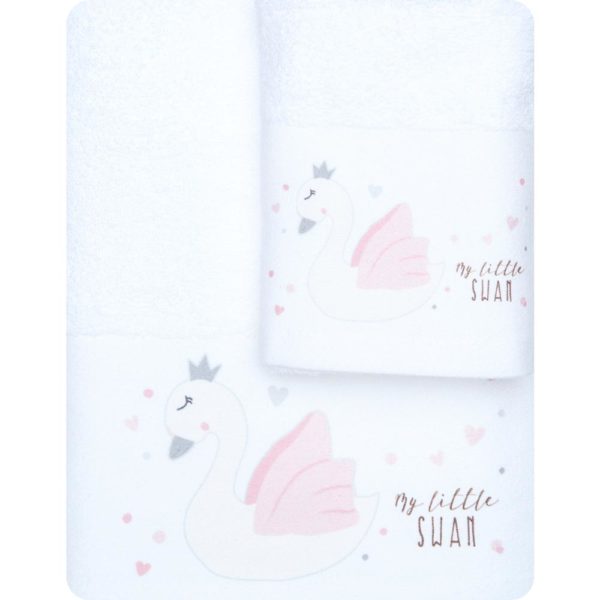 Borea - Towels Set 2PCS My Little Swan