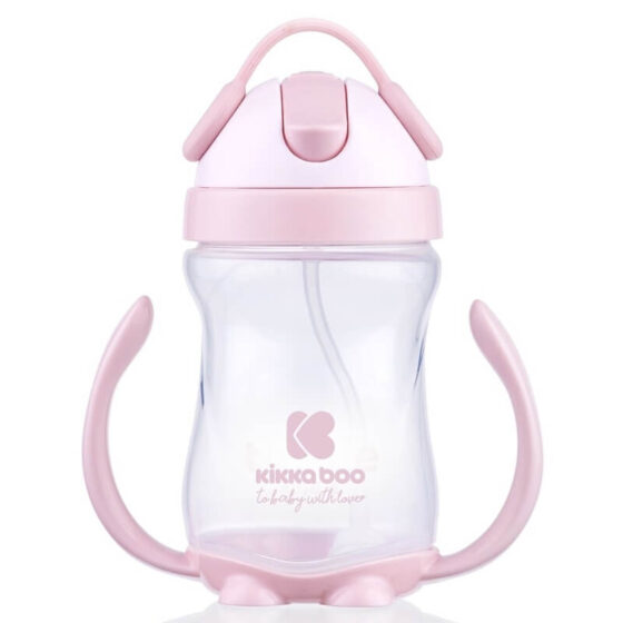 Kikka boo - Cup with Straw Sippy Cup Pink 300ml