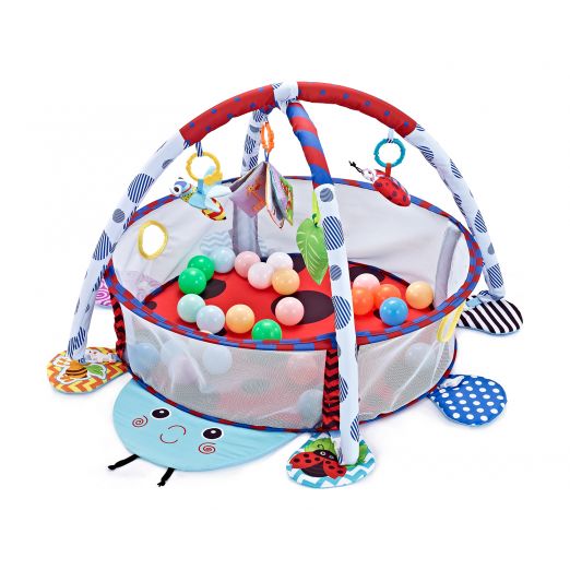 Kikka Boo - Playmat with 30 Balls Ladybug