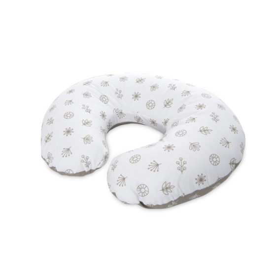 Lorelli - Breastfeeding pillow ABSTRACT LEAVES Beige