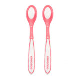 Kikka Boo - Spoons with Heat Sensor pink 2pcs.