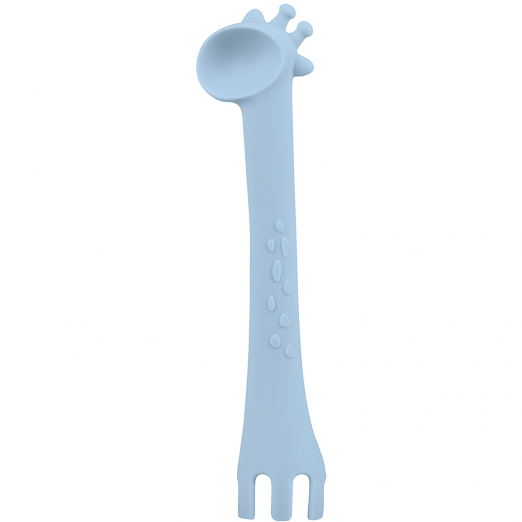 Kikka Boo - Giraffe Silicone Spoon Blue
