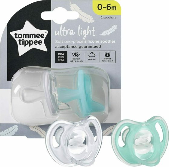 Tommee Tippee Πιπίλα Σιλικόνης Ultra Light 0-6m (2τμχ)