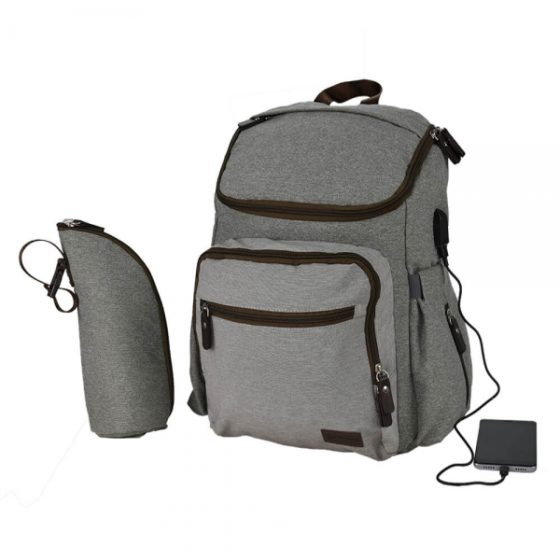 Τσάντα πλάτης – Αλλαξιέρα με USB Pure 590-182