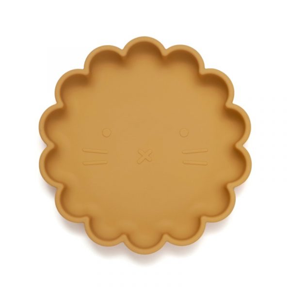 Petit Monkey – Πιάτο Σιλικόνης Lion Yellow