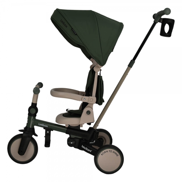 Bebe Stars - Ποδηλατάκι τρίκυκλο Urban 7in1 Forest Green - Image 3