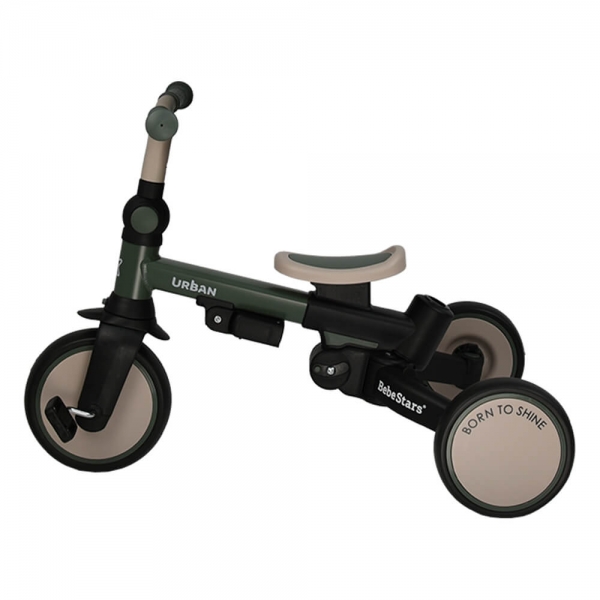 Bebe Stars - Ποδηλατάκι τρίκυκλο Urban 7in1 Forest Green - Image 5