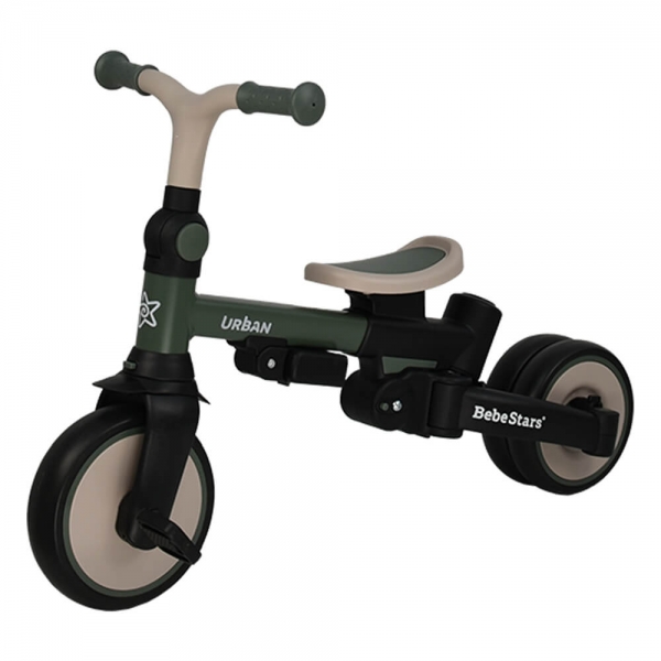 Bebe Stars - Ποδηλατάκι τρίκυκλο Urban 7in1 Forest Green - Image 6