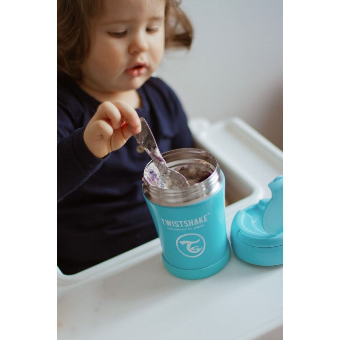 Twistshake - Ισοθερμικό Δοχείο Φαγητού 350ml Pastel Blue - Image 3