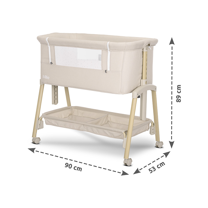 Lorelli - Βρεφικό Λίκνο Millie beige - Image 3