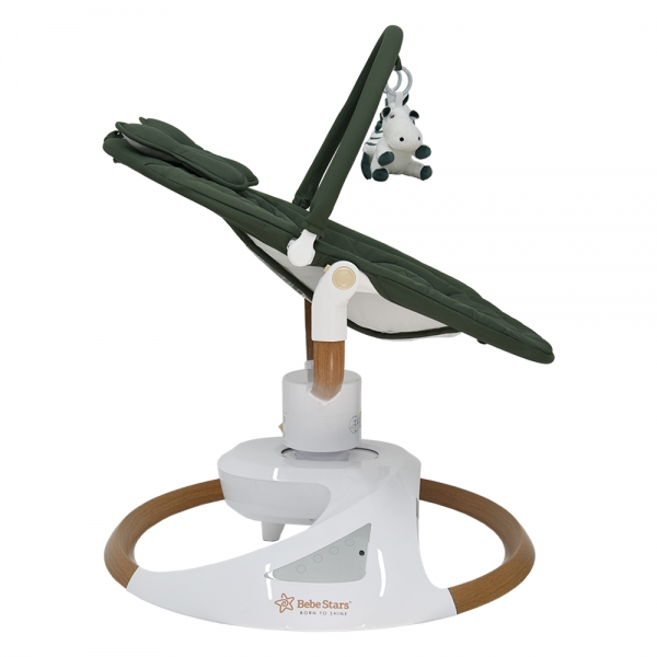 Bebe Stars - Κούνια Ηλεκτρική Snuggle Forest Green - Image 4