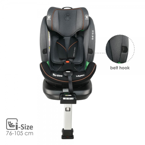 Bebe Stars - Κάθισμα Αυτοκινήτου i-Apex i-Size 360° Grey - Image 5