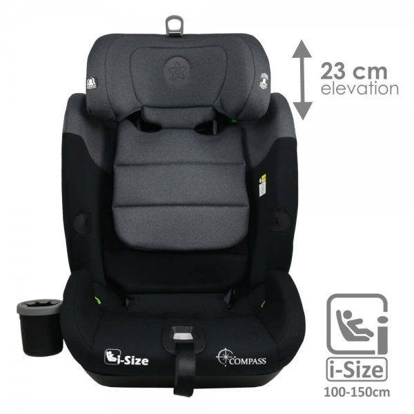 Bebe Stars - Κάθισμα Αυτοκινήτου Compass Isofix i-Size Steel Grey - Image 3