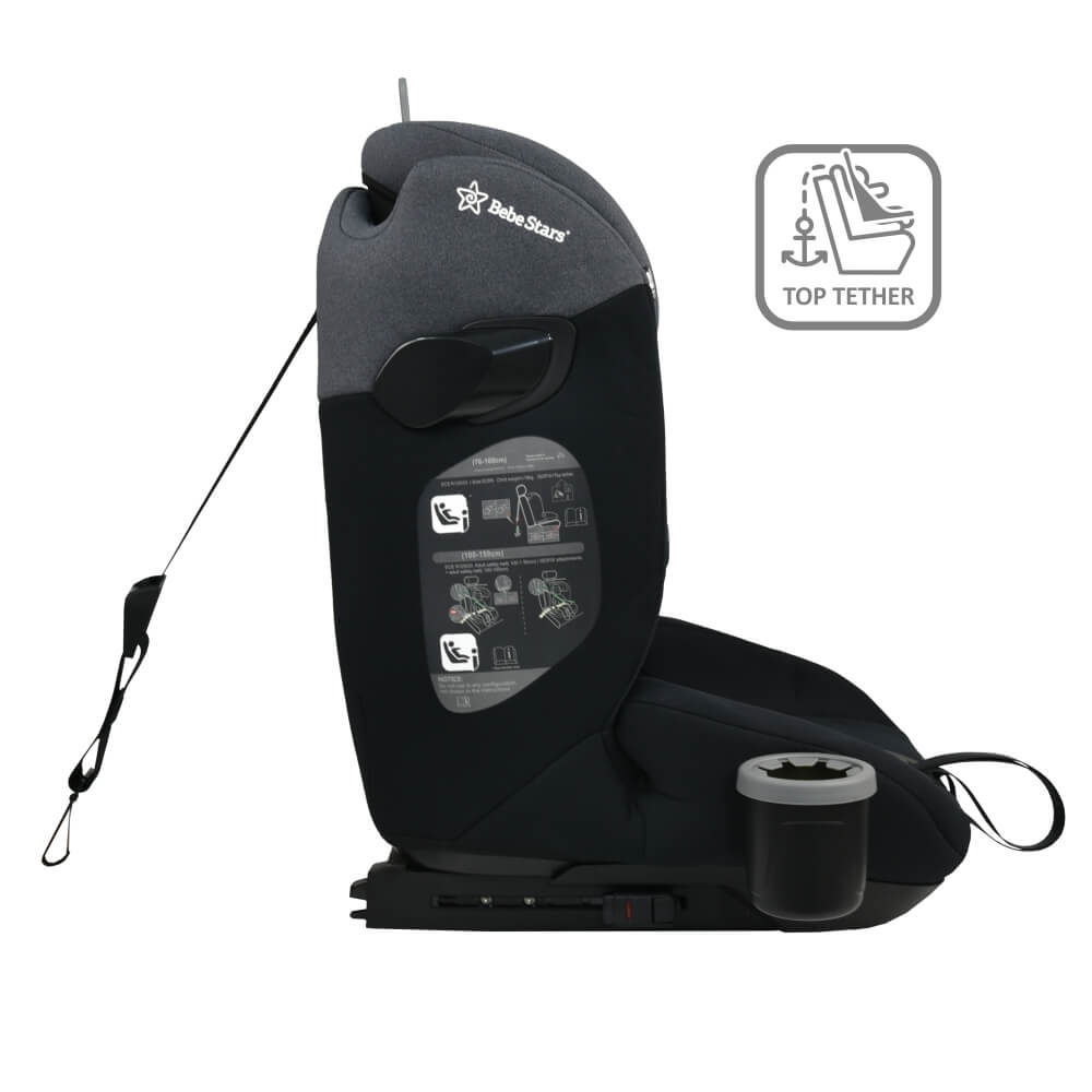Bebe Stars - Κάθισμα Αυτοκινήτου Compass Isofix i-Size Steel Grey - Image 4