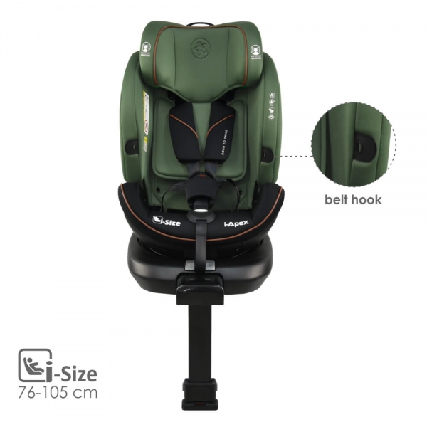 Bebe Stars – Κάθισμα Αυτοκινήτου i-Apex i-Size 360° Green - Image 6