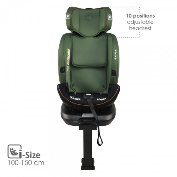 Bebe Stars – Κάθισμα Αυτοκινήτου i-Apex i-Size 360° Green - Image 7