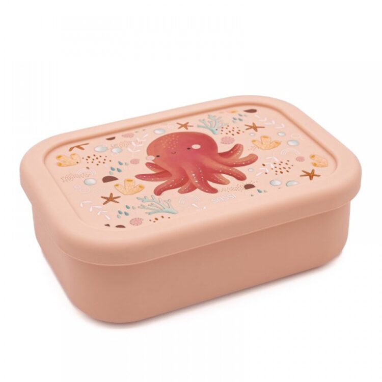 Sassi - Παιδικό Δοχείο Φαγητού Σιλικόνης Slurpy the Octopus 700ml