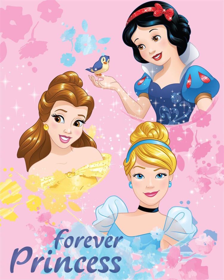 Dimcol - ΚΟΥΒΕΡΤΑ FLEECE DISNEY PRINCESS
