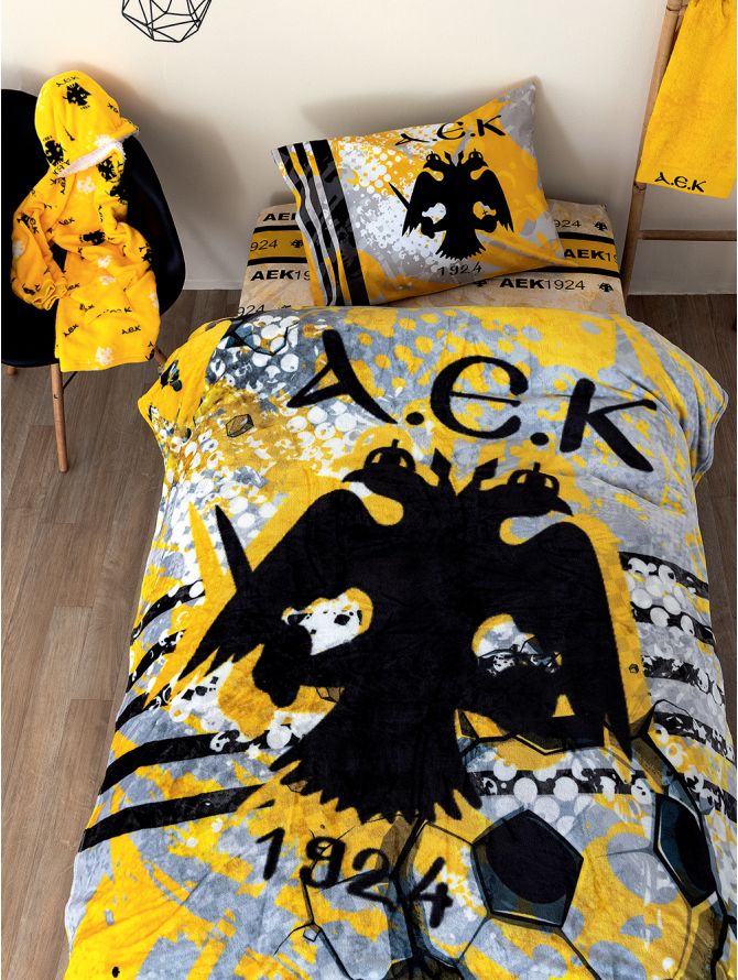 Palamaiki - Κουβέρτα Fleece Μονή AEK