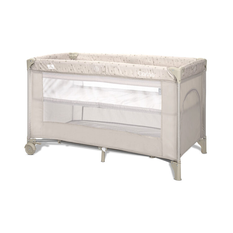 Lorelli – Παρκοκρέβατο Carina beige stars 2 επίπεδων