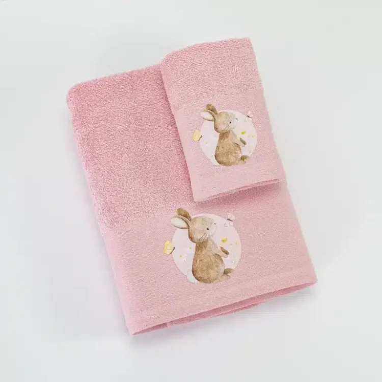 BOREA – Πετσέτες Σετ 2ΤΜΧ Blush pink
