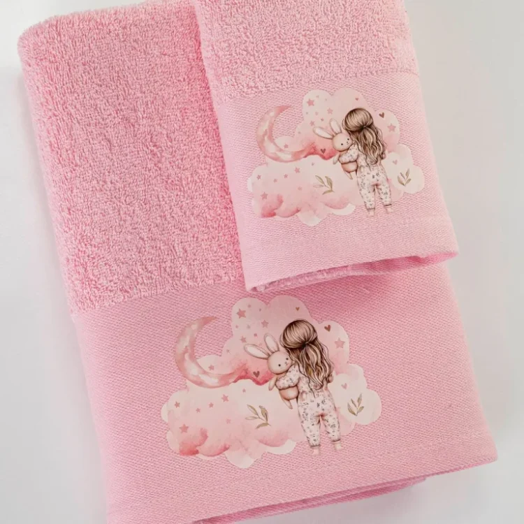 BOREA – Πετσέτες Σετ 2ΤΜΧ goodnight pink