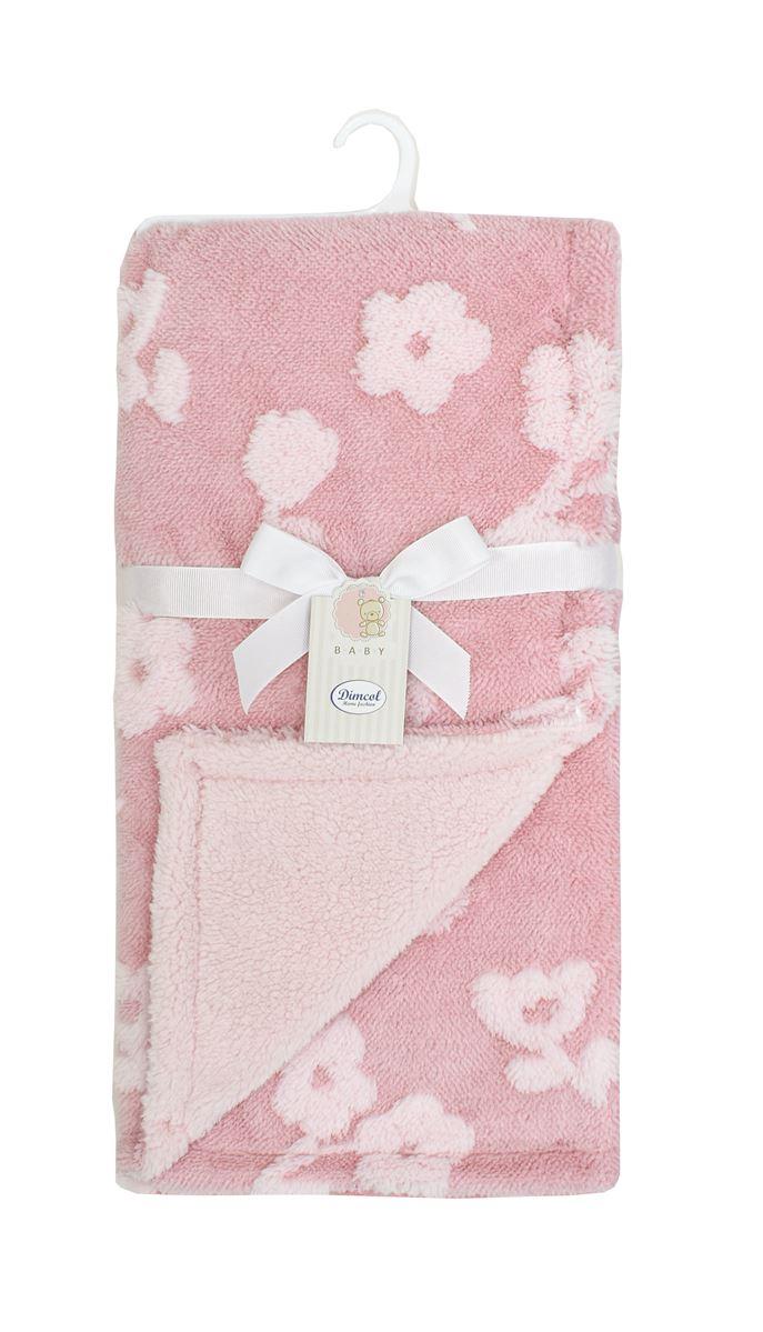Dimcol – Κουβέρτα Sherpa pink