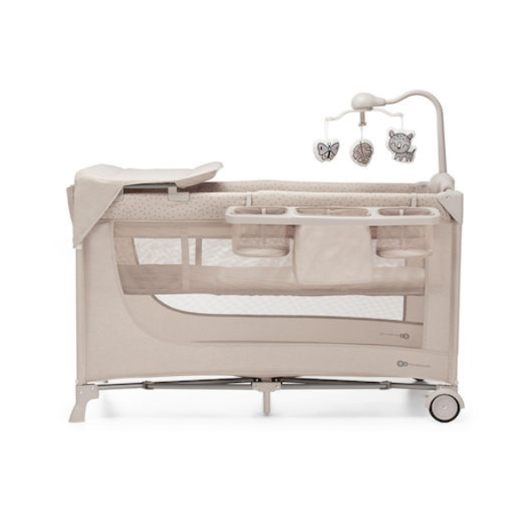 Kinderkraft – Joy 2 Κρεβάτι Ταξιδιού 2 σε 1 beige