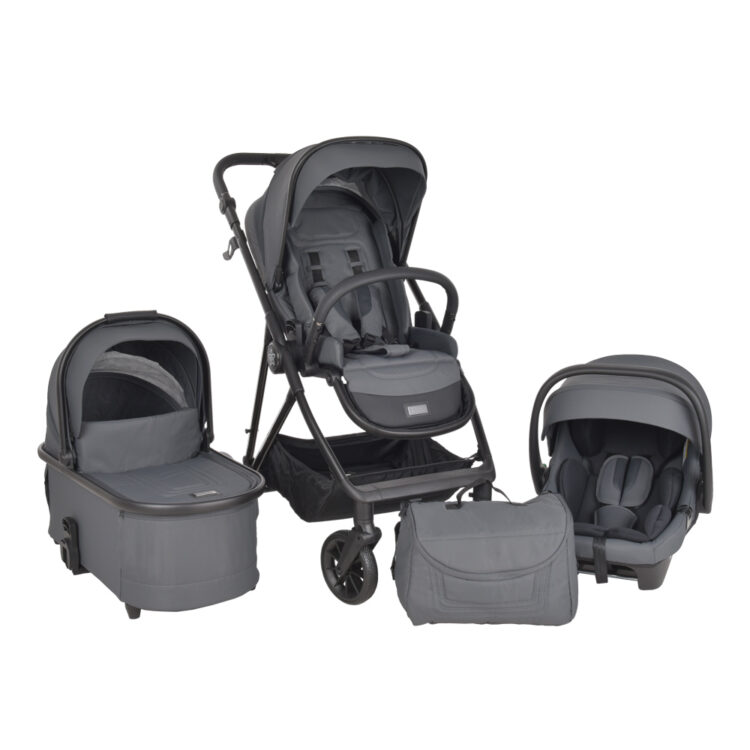 Bebe Stars – Σύστημα 3 in 1 Dione titanium grey