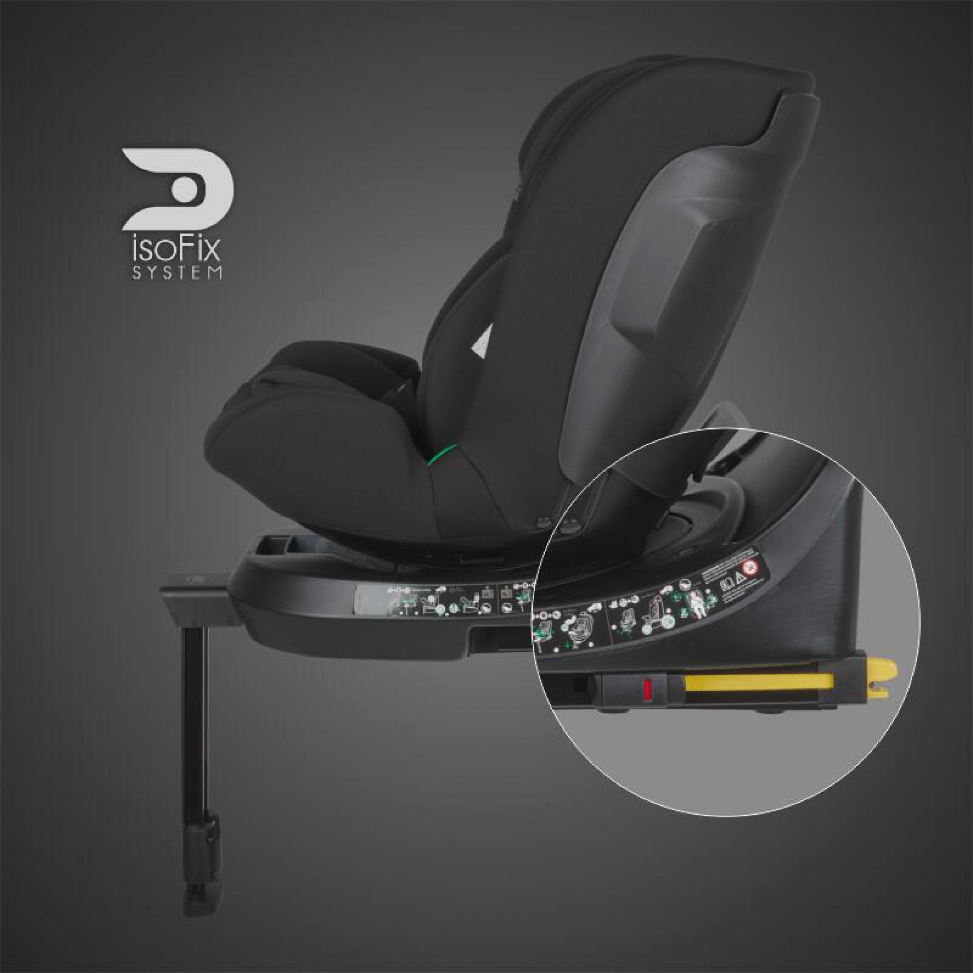 Coccolle - Κάθισμα Αυτοκινήτου Ario i-Size40-150cm Midnight Black - Image 9