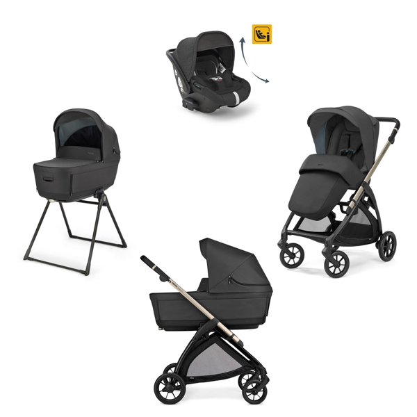 Inglesina - Σύστημα Μεταφοράς Electa Darwin Recline Upper Black