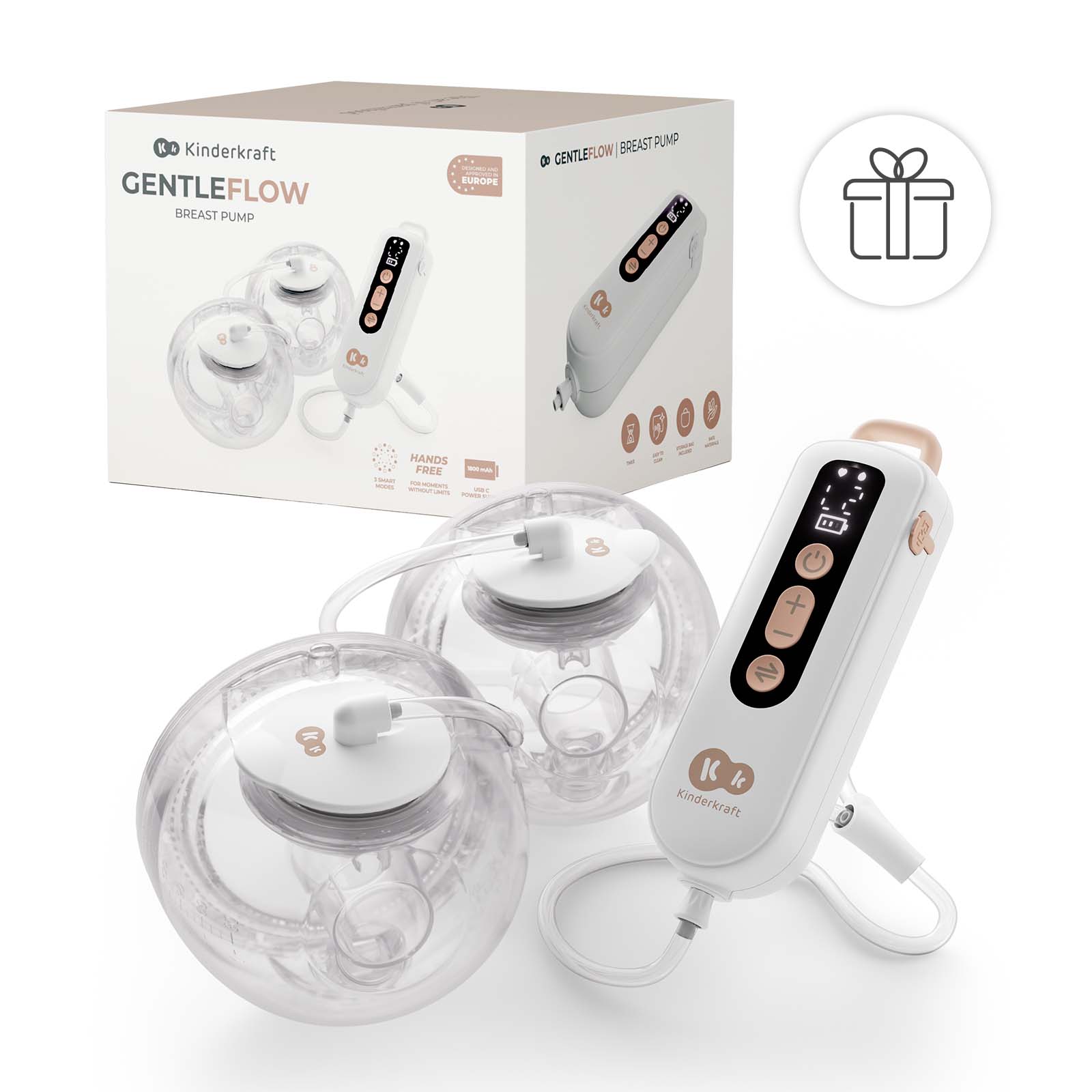 Kinderkraft -Διπλό Ηλεκτρικό Θήλαστρο GENTLEFLOW - Image 2