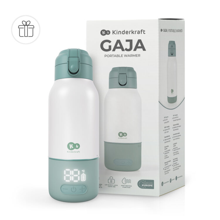 Kinderkraft - GAJA Φορητός Θερμαντήρας Γάλακτος & Θερμός 2σε1