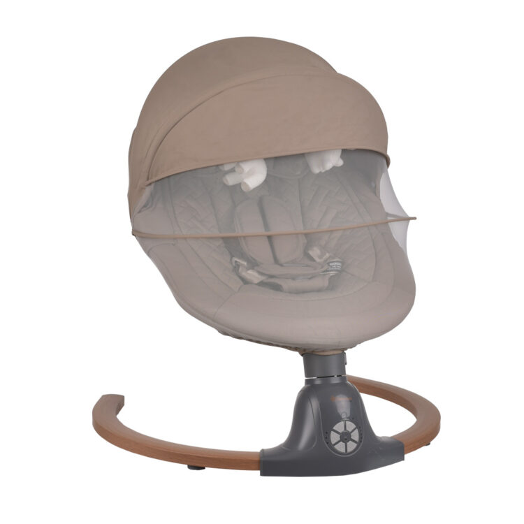Bebe Stars – Κούνια Ηλεκτρική Fluffy Natura beige
