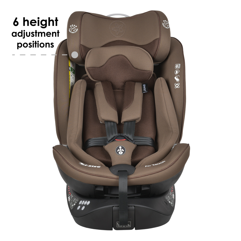Bebe Stars - Κάθισμα αυτοκινήτου Air touch i-size 360° 40-150cm Coffee - Image 2