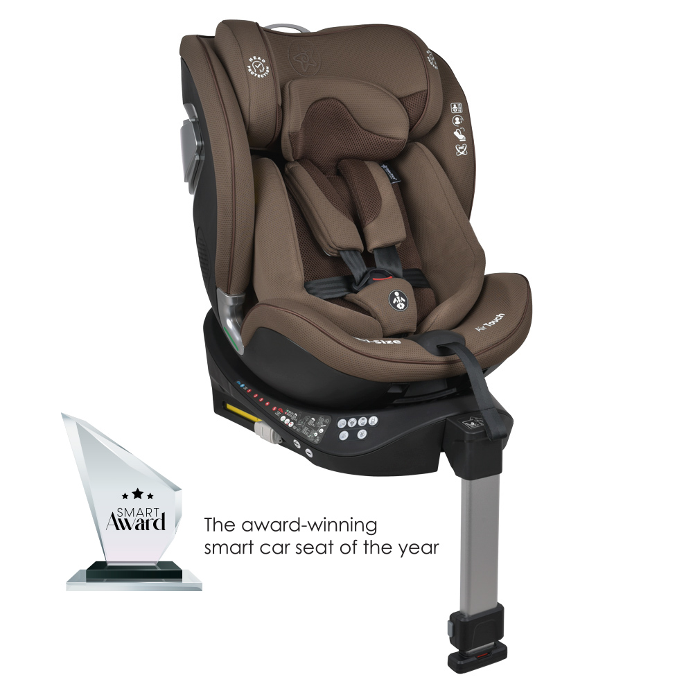 Bebe Stars - Κάθισμα αυτοκινήτου Air touch i-size 360° 40-150cm Coffee