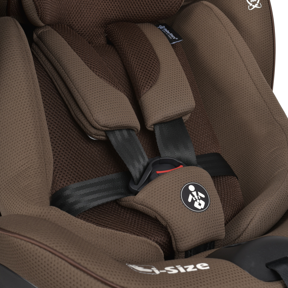 Bebe Stars - Κάθισμα αυτοκινήτου Air touch i-size 360° 40-150cm Coffee - Image 6