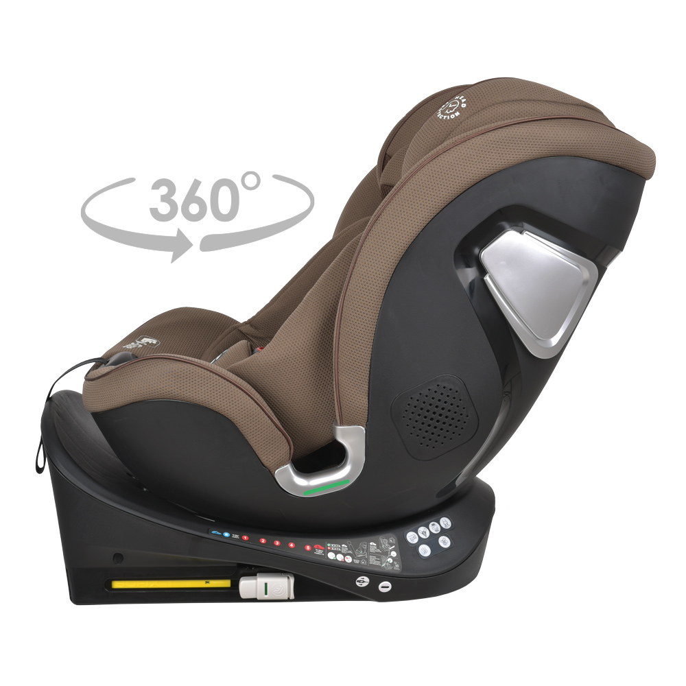 Bebe Stars - Κάθισμα αυτοκινήτου Air touch i-size 360° 40-150cm Coffee - Image 4